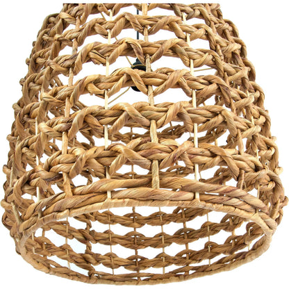 Hyacinth Chandelier by LH Imports in brown and natural, black. Made from iron in a rustic style.