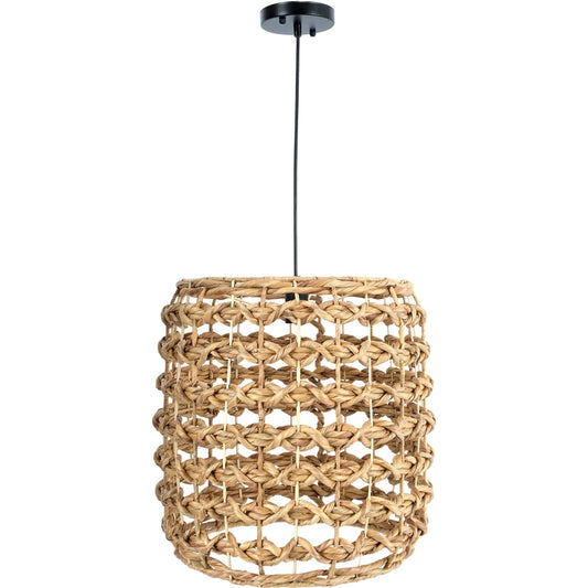 Hyacinth Chandelier by LH Imports in brown and natural, black. Made from iron in a unique style.
