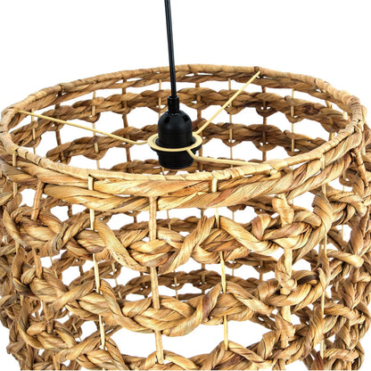 Hyacinth Chandelier by LH Imports in brown and natural, black. Made from iron in a rustic style.