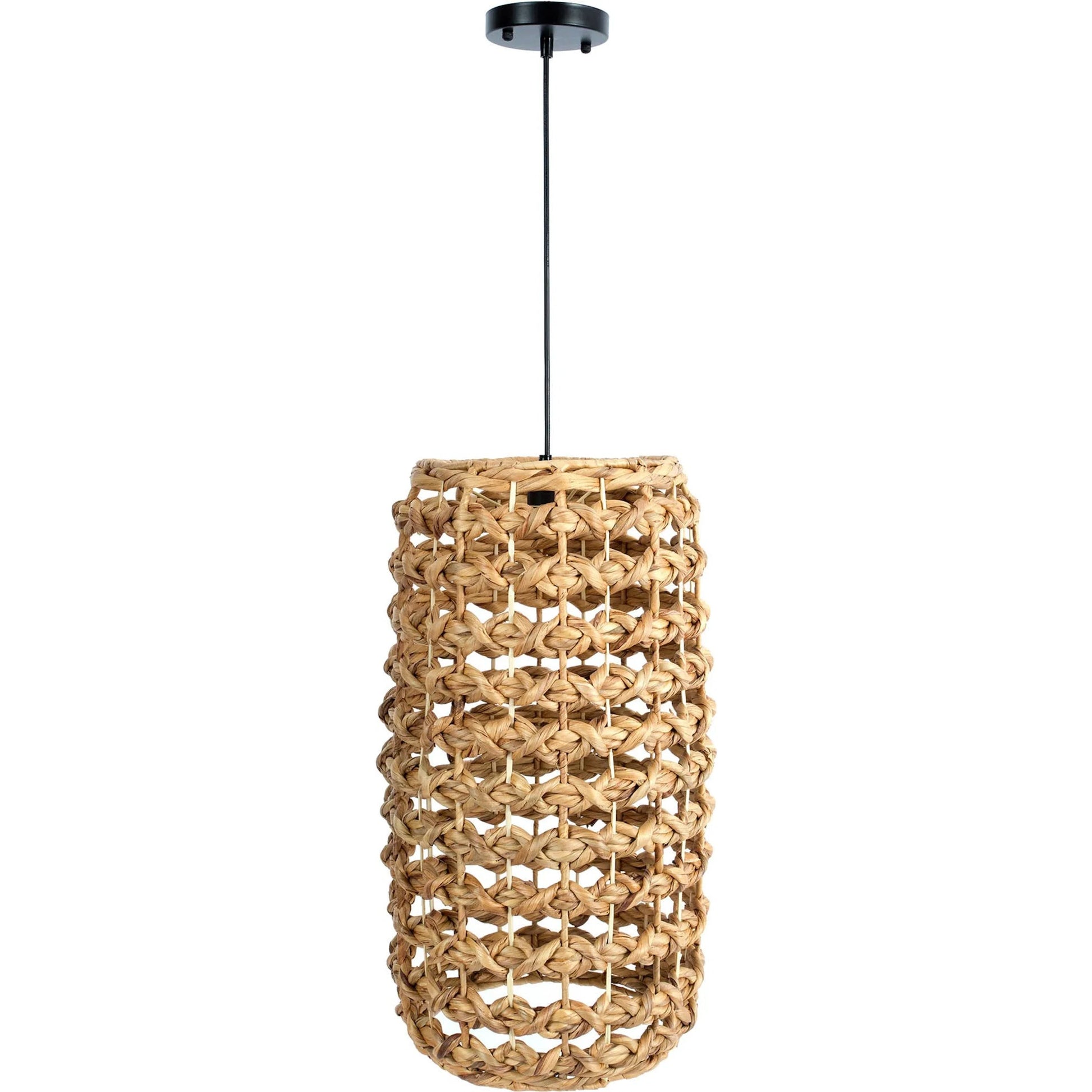 Hyacinth Chandelier by LH Imports in brown and natural, black. Made from iron in a rustic style.