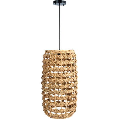 Hyacinth Chandelier by LH Imports in brown and natural, black. Made from iron in a rustic style.