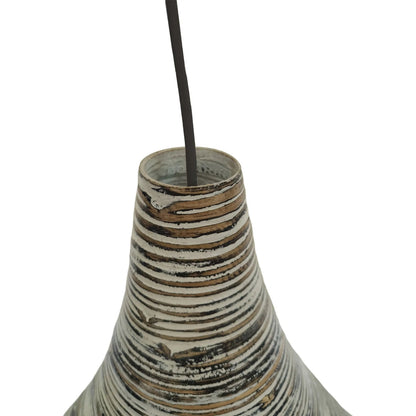 Lago Chandelier by LH Imports in black, white and black, white. Made from bamboo, iron in a eclectic & global style.