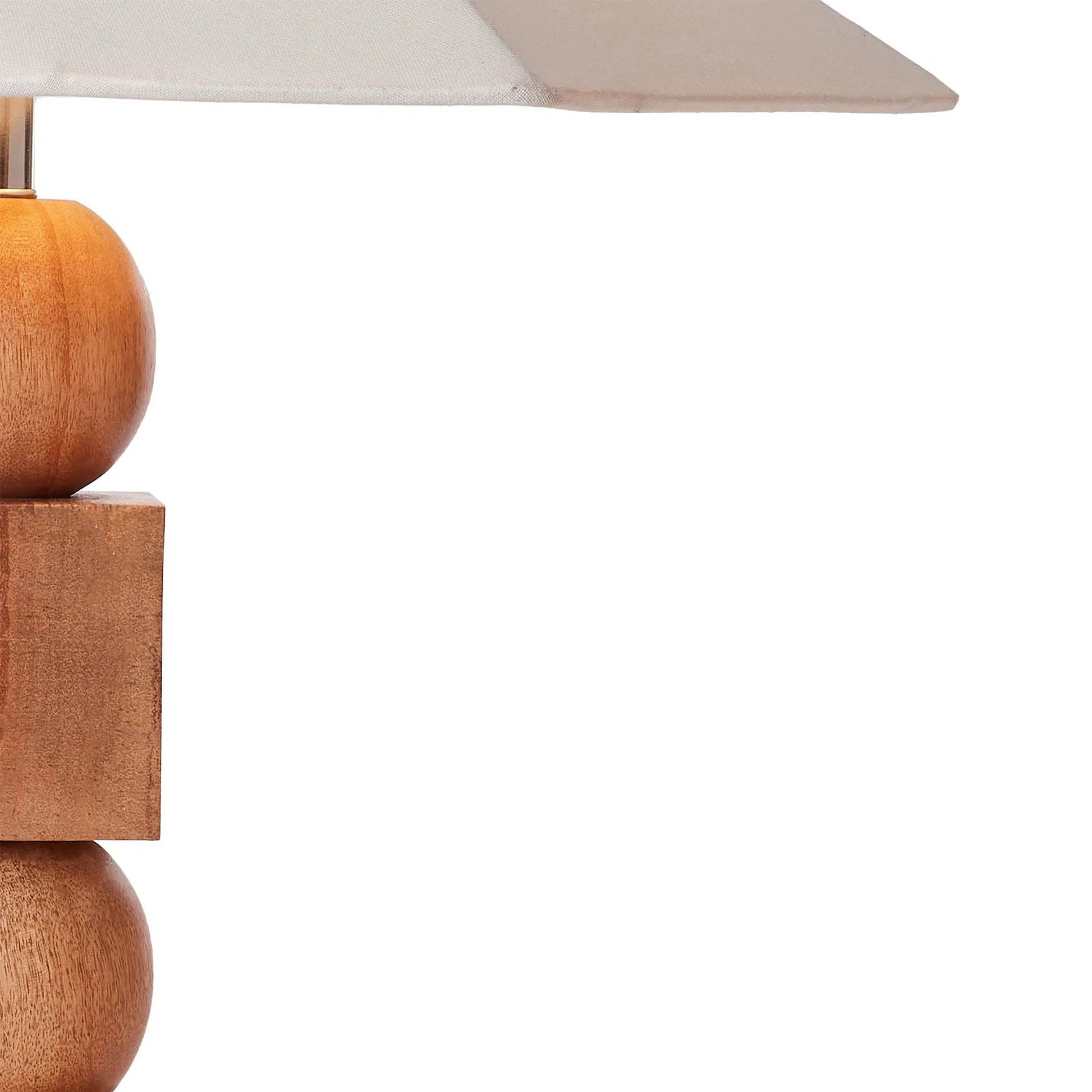 Geometric Table Lamp by LH Imports in natural. Made from unique in a transitional style.