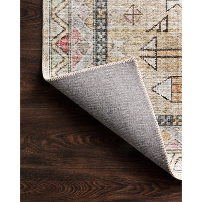 Skye SKY-04 Rug by Loloi in gold, blush. Made from 100% polyester in a eclectic & global style.