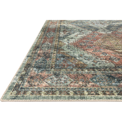 Skye SKY-06 Rug by Loloi in apricot, mist. Made from 100% polyester in a rustic style.