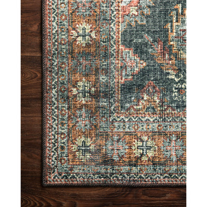 Skye SKY-10 Rug by Loloi in sea, rust. Made from 100% polyester in a traditional style.