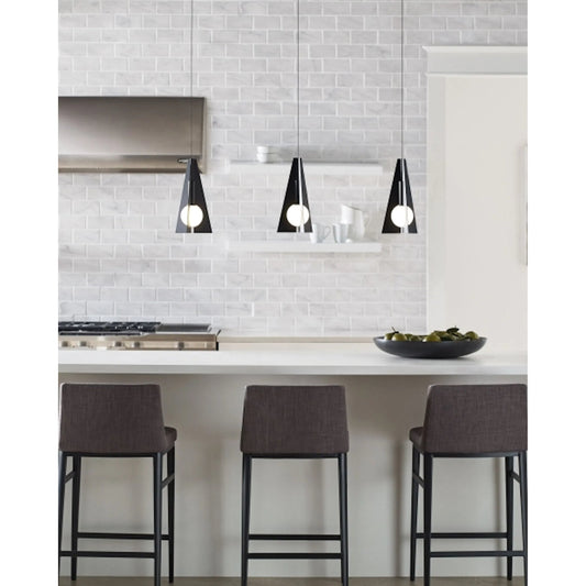 Mini Orbel Pyramid Pendant by Visual Comfort & Co.. Made from aluminum in a unique style.