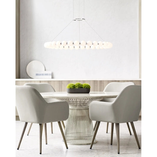 Orbet 42" Chandelier by Visual Comfort & Co.. Made from steel or brass in a unique style.