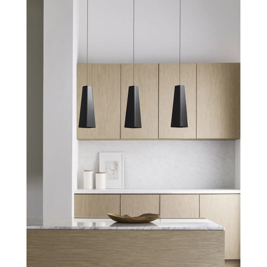 Rhonan Pendant by Visual Comfort & Co. in satin nickel. Made from metal in a unique style.