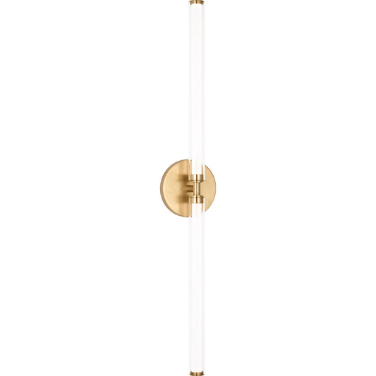 Poza 32" Vanity Light by Visual Comfort & Co.. Made from brass in a unique style.