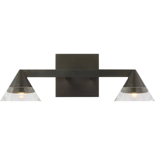 Midrand Crystal 15" Vanity Light by Visual Comfort & Co.. Made from brass in a unique style.