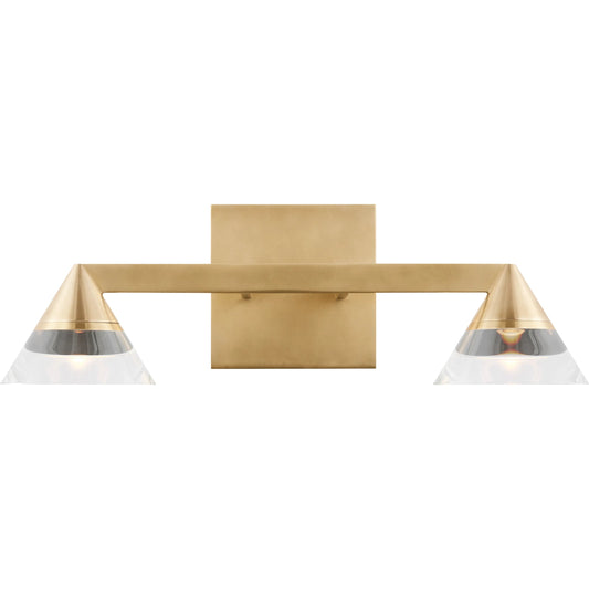 Midrand Crystal 15" Vanity Light by Visual Comfort & Co.. Made from brass in a unique style.