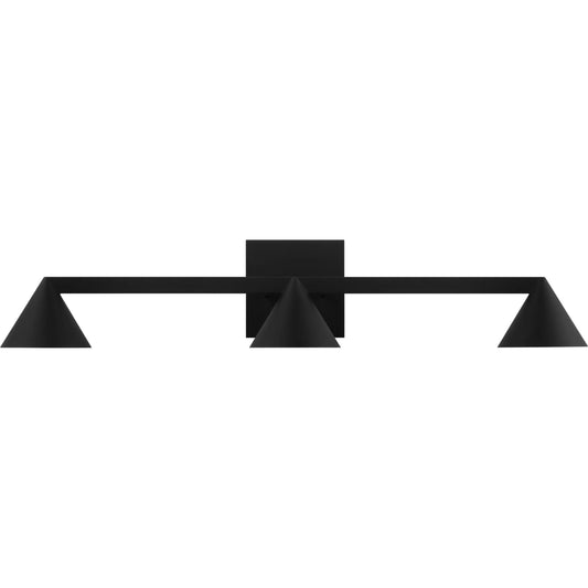 Midrand 26" Vanity Light by Visual Comfort & Co. in nightshade black. Made from steel in a unique style.