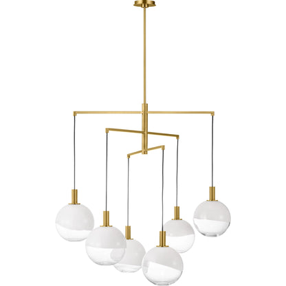 Torian Chandelier by Visual Comfort & Co.. Made from steel in a modern style.
