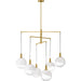 Torian Chandelier by Visual Comfort & Co.. Made from steel in a modern style.