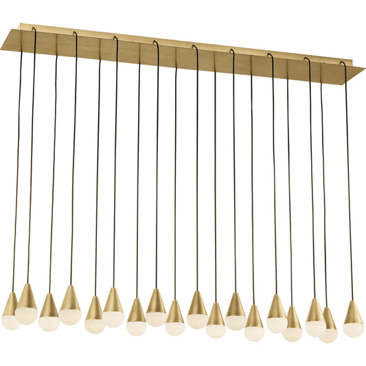 Cupola Alabaster 18 Light Chandelier by Visual Comfort & Co.. Made from aluminum or brass in a modern style.