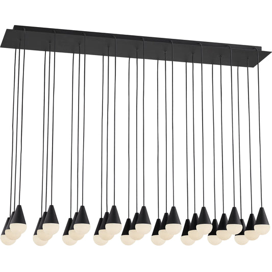Cupola Alabaster 27 Light Chandelier by Visual Comfort & Co.. Made from aluminum or brass in a modern style.