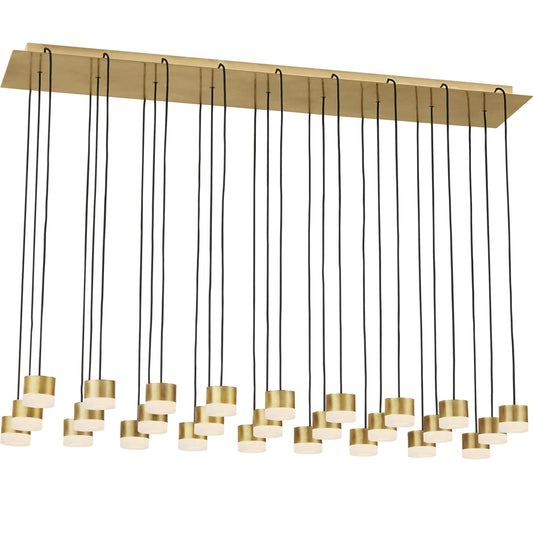 Gable Alabaster 27 Light Chandelier by Visual Comfort & Co.. Made from aluminum or brass in a modern style.