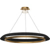 Black, Hand Rubbed Antique Brass / Extra Large