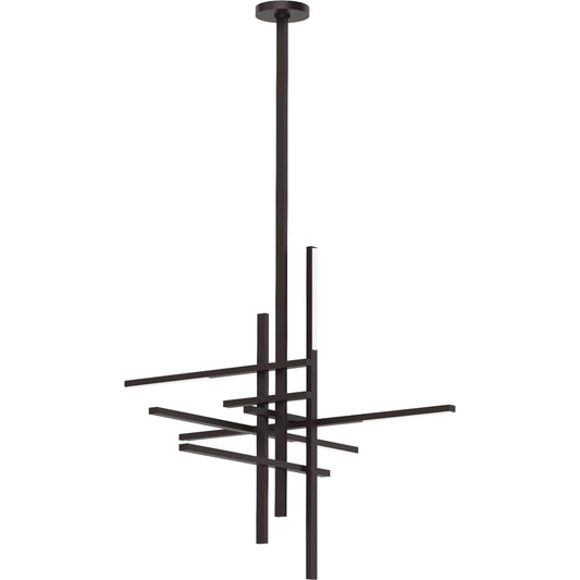Cityscape Large Chandelier by Visual Comfort & Co. in white. Made from brass in a modern style.
