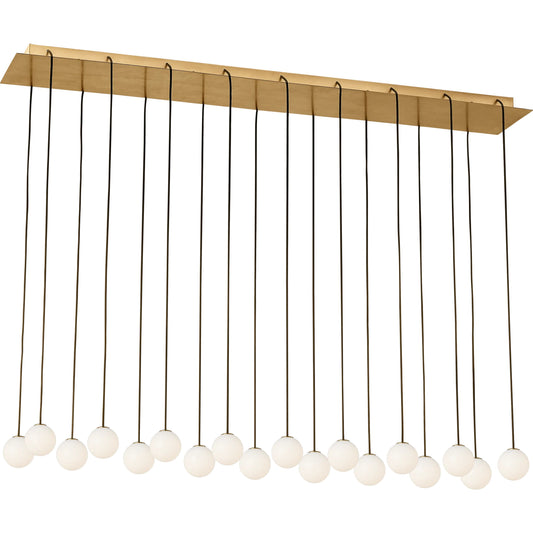 Orbet 18 Light Chandelier by Visual Comfort & Co.. Made from brass in a unique style.