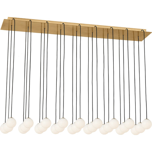 Orbet 27 Light Chandelier by Visual Comfort & Co.. Made from brass in a unique style.