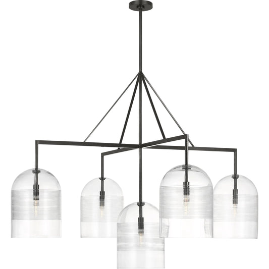 Leano 52" Chandelier by Visual Comfort & Co.. Made from brass in a unique style.