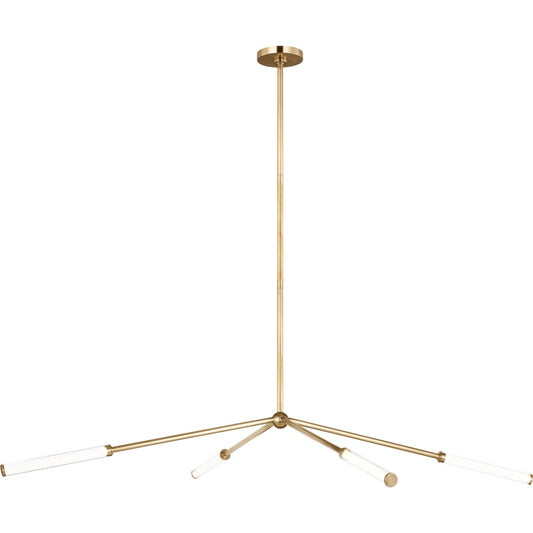 Poza 64" Chandelier by Visual Comfort & Co.. Made from brass in a unique style.