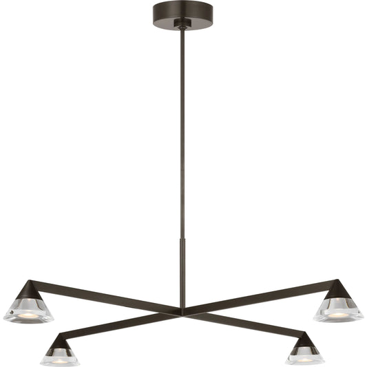 Midrand Crystal 37" Chandelier by Visual Comfort & Co.. Made from brass in a unique style.