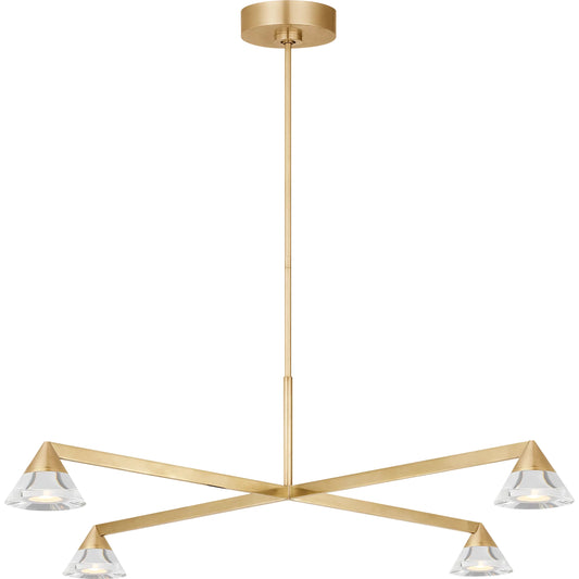 Midrand Crystal 37" Chandelier by Visual Comfort & Co.. Made from brass in a unique style.