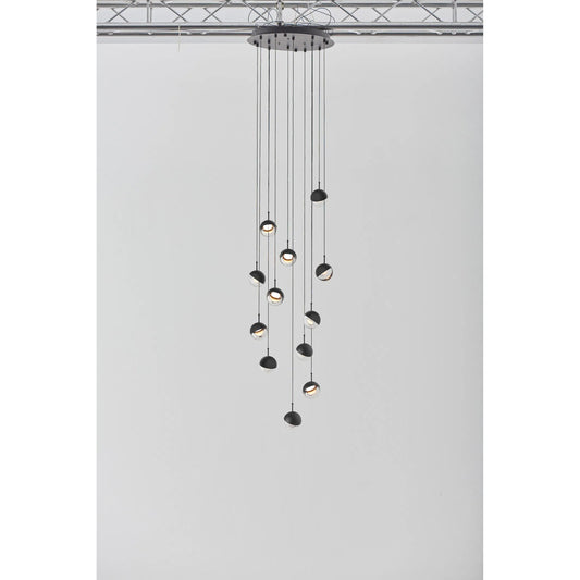 Dora Pendant by Seed Design. Made from steel, clear glass in a modern style.
