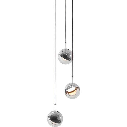 Dora Pendant by Seed Design. Made from steel, clear glass in a modern style.