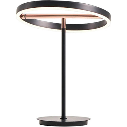Sol Table Lamp by Seed Design in black, copper. Made from metal, aluminum in a modern style.