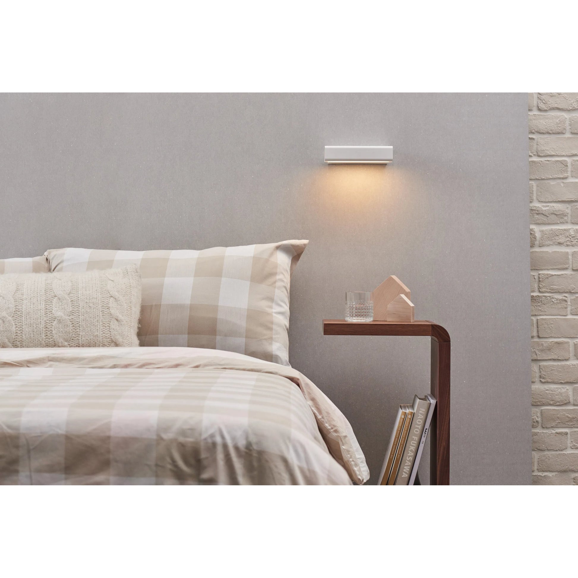 Mumu Wall Lamp by Seed Design. Made from aluminum, wood in a modern style.