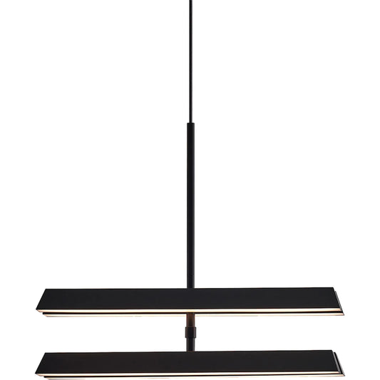 Konnect Pendant In Matte Black by Seed Design in matte black. Made from steel in a modern style.