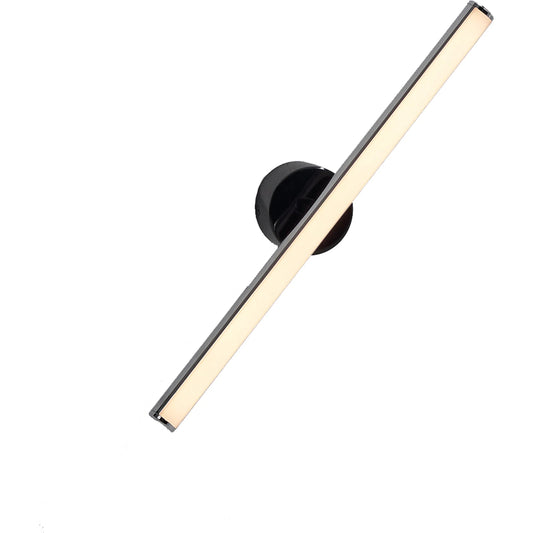 Lisa Wall Lamp by Seed Design in black/chrome. Made from steel, aluminum, pc diffuser in a modern style.