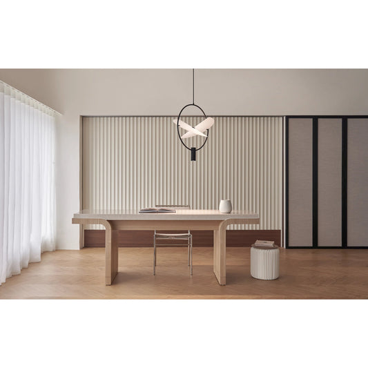Wing Pendant by Seed Design in white pc, black. Made from aluminum, steel in a unique style.