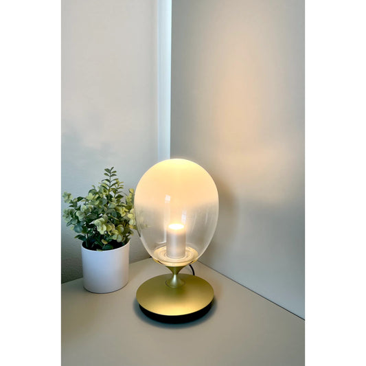 Mist Led Table by Seed Design. Made from glass, steel in a modern style.
