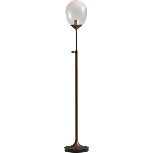 Mist Led Floor by Seed Design in pearl cocoa. Made from glass, steel in a modern style.