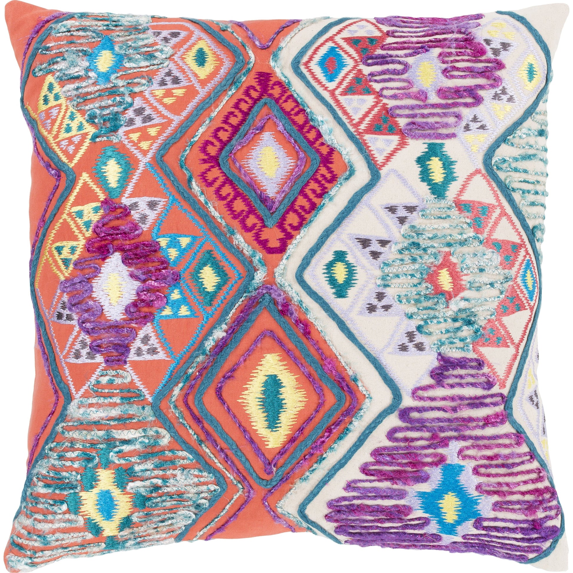 Splendid Indoor/Outdoor Pillow by Surya. Made from 100% cotton in a eclectic & global style.
