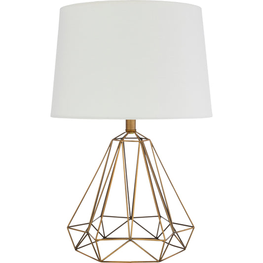 Steele - 22320 by Surya in n/a, white and gold. Made from linen, metal in a modern style.