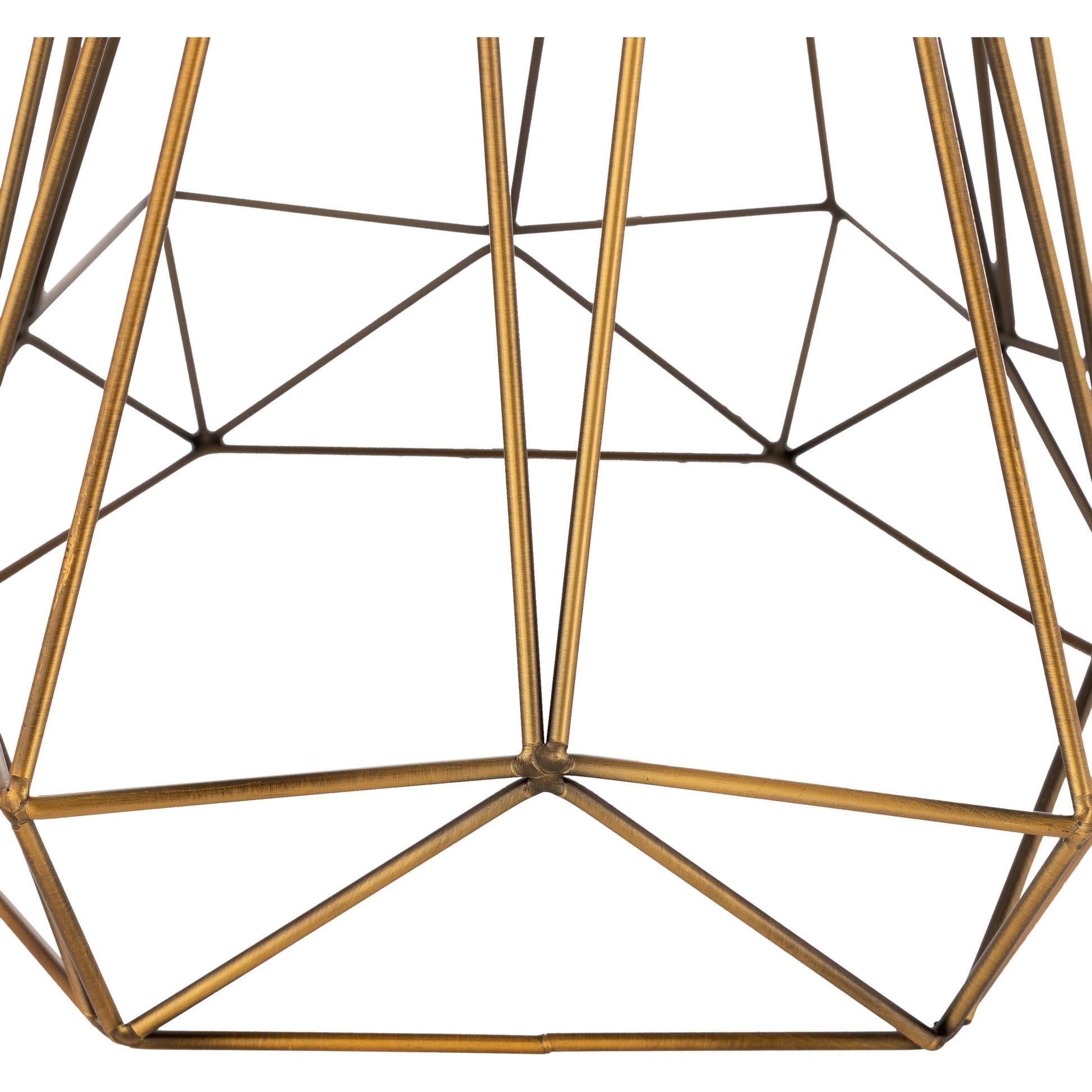 Steele - 22320 by Surya in metallic brass, white, translucent and gold. Made from linen, metal in a modern style.