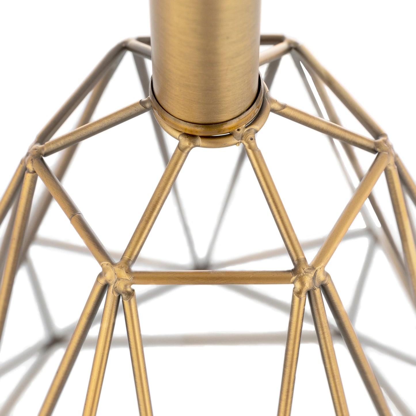 006 S-347329 | Closeup | Steele - 22320 by Surya in metallic brass, white, translucent and gold. Made from linen, metal in a modern style.