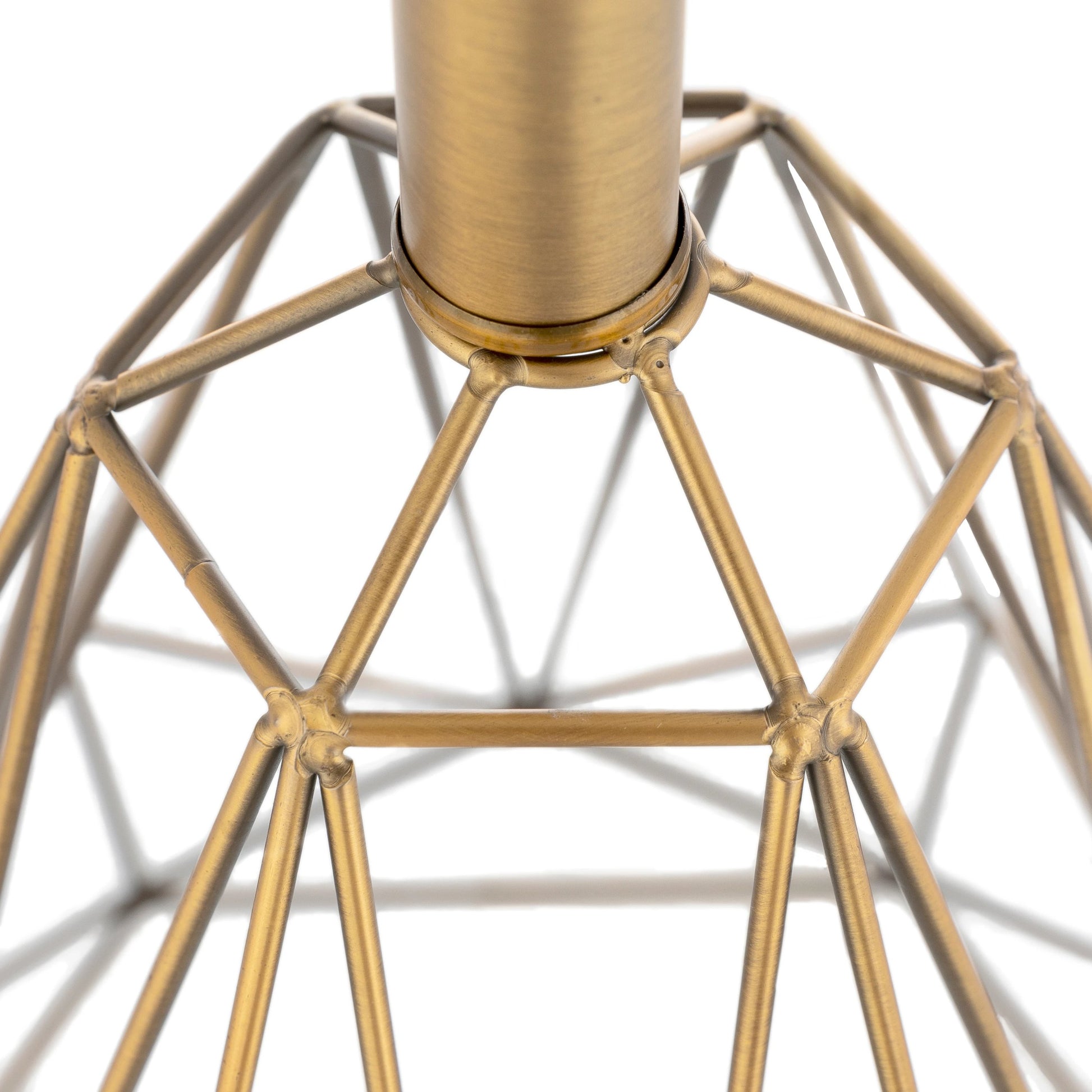 Steele - 22320 by Surya in metallic brass, white, translucent and gold. Made from linen, metal in a modern style.