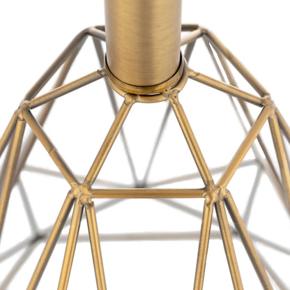 Steele - 22320 by Surya in metallic brass, white, translucent and gold. Made from linen, metal in a modern style.