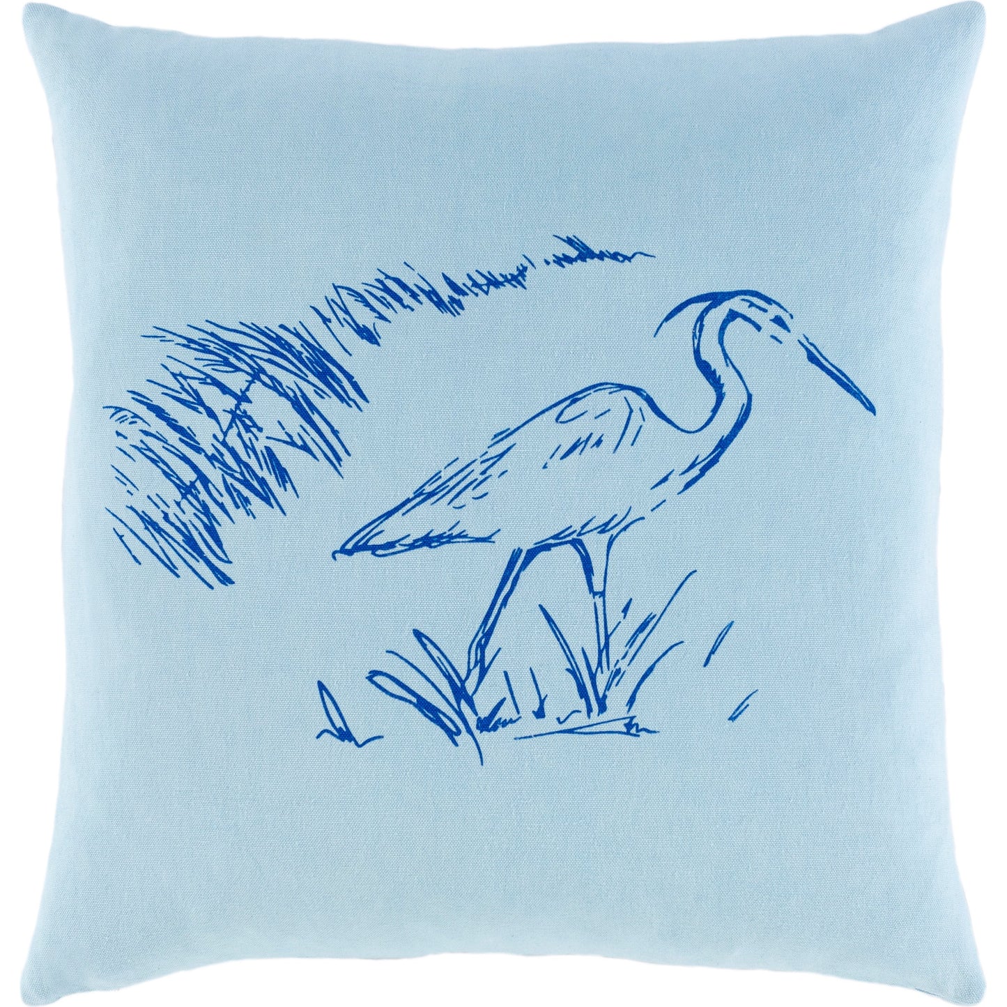 001 SI-1890381,SI-1890382 | Primary Silo | Sea Life Pillow - 29146 by Surya in ice blue, dark blue. Made from 100% cotton in a coastal style.