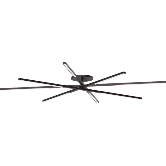 Cityscape X-Grande Flush Mount by Visual Comfort & Co. in white. Made from brass in a modern style.