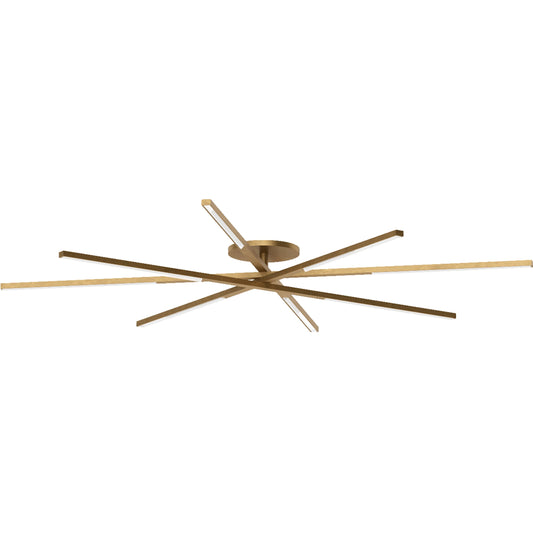 Cityscape Grande Flush Mount by Visual Comfort & Co. in white. Made from brass in a modern style.
