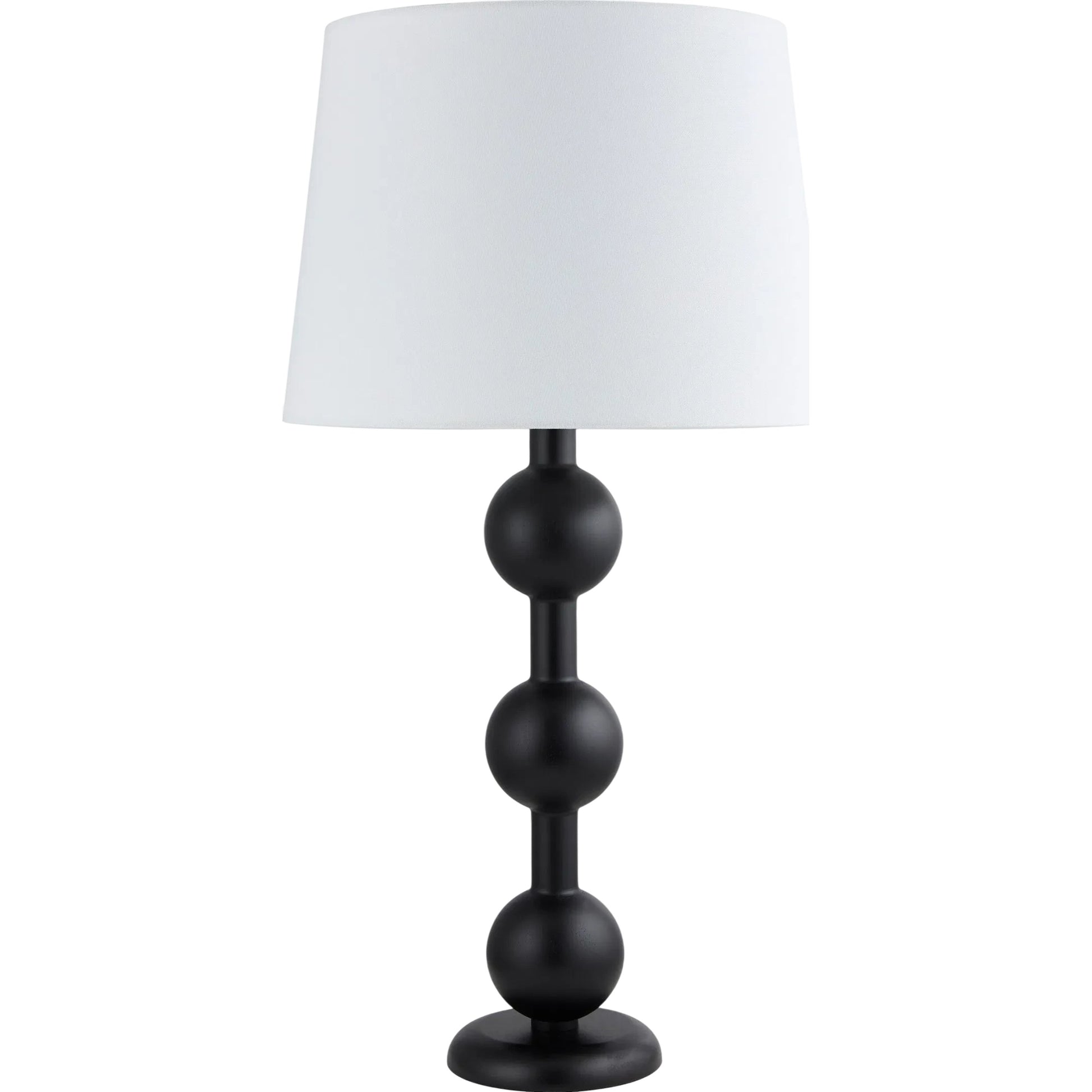 Saline Accent Table Lamp by Livabliss in painted. Made from rubber wood, linen, plastic in a modern style.
