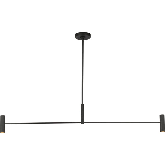 Ponte Linear Chandelier by Visual Comfort & Co.. Made from aluminum or brass in a unique style.